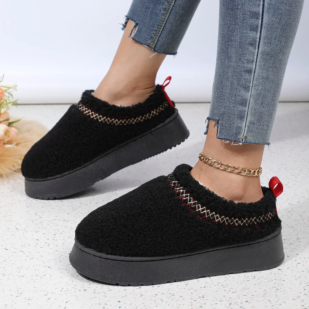OUTDOOR SLIPPERS / BLK main image 1